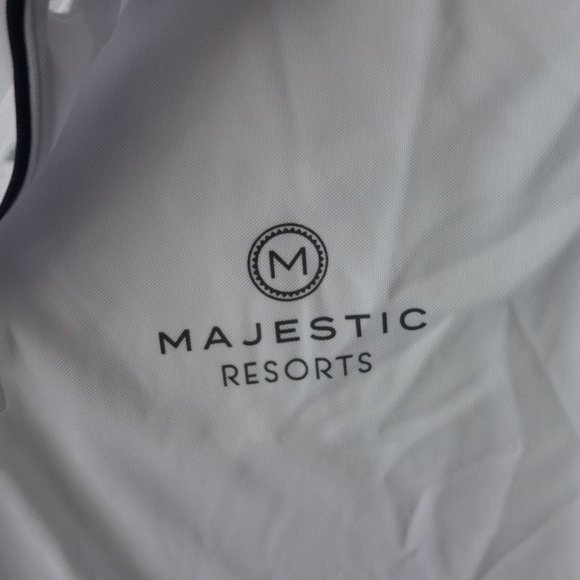 Majestic Resorts Performer Men 01180 SOL'S White Polo Size M - Picture 2 of 8